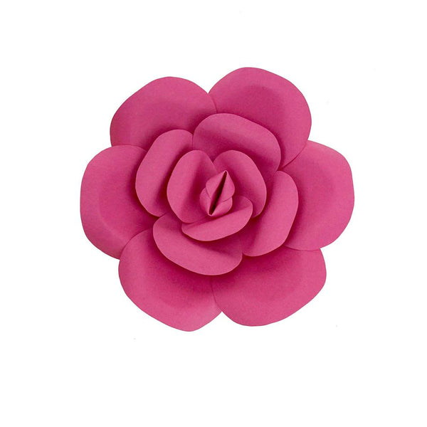 Paper Ranunculus Wall Flower, 7-3/4-Inch, Fuchsia