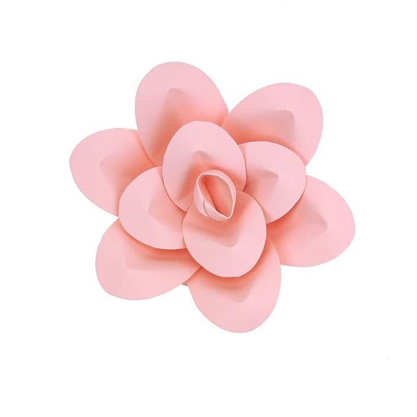 Paper Daisy Wall Flower, 7-1/2-Inch, Pink