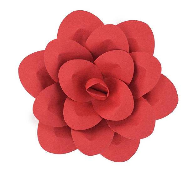 Paper Daisy Wall Flower, 11-1/2-Inch, Coral