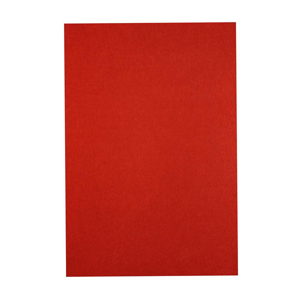 Stiff Felt Craft Sheets, 12-Inch x 18-Inch, 5-Count, Red