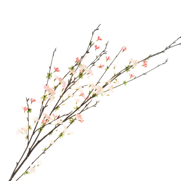 Artificial Cherry Blossom Spray, 38-Inch, Light Pink