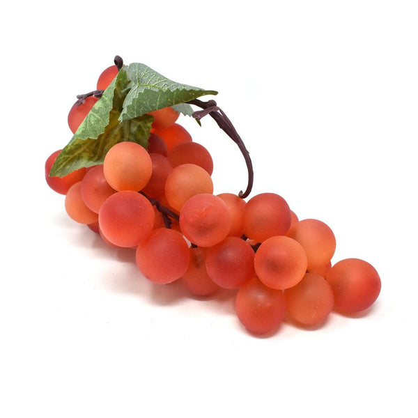 Realistic Juicy Grape Bunch Cluster, 7-Inch, Red