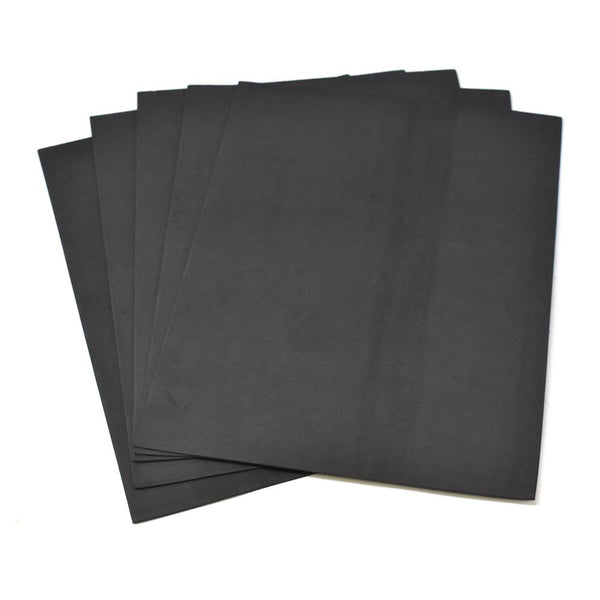 Plain EVA Foam Sheets, 9-Inch x 12-Inch, 5-Piece, Black