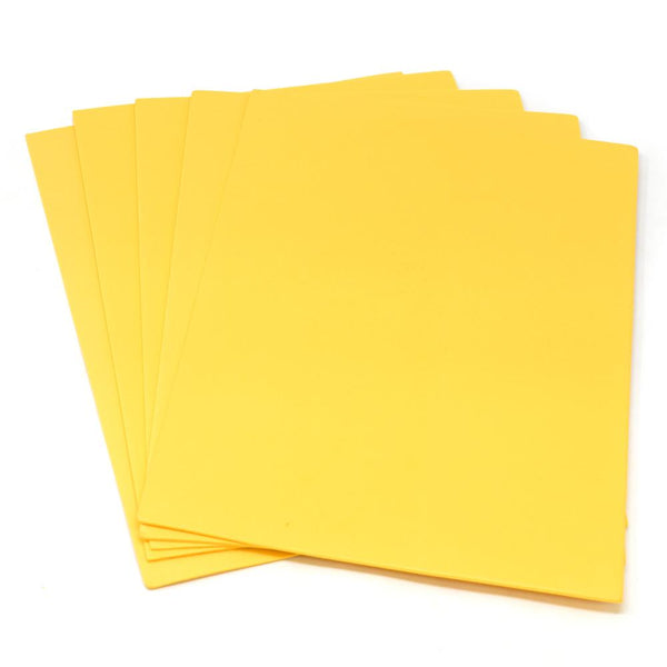 Plain EVA Foam Sheets, 9-Inch x 12-Inch, 5-Piece, Golden Yellow