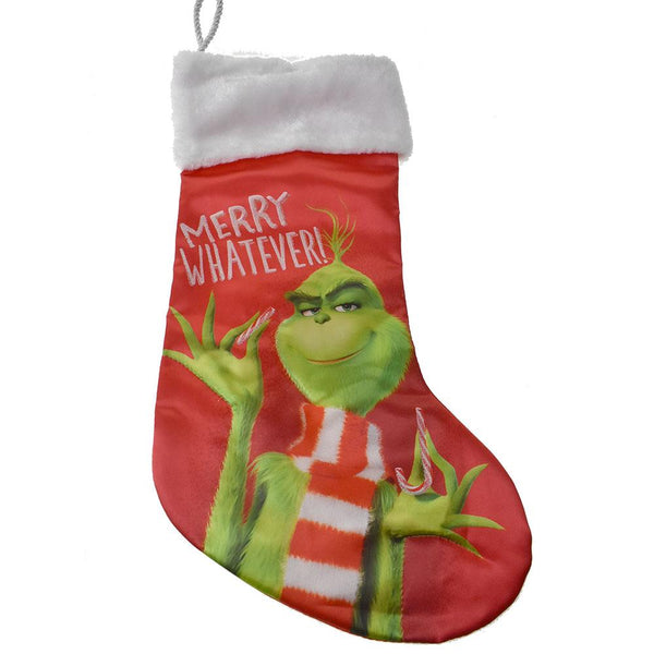 The Grinch "Merry Whatever" Stocking, 19-Inch