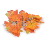 Fall Maple Leaf Garland with LED Lights, 5-1/2-Feet