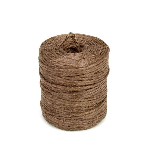 Burlap Jute Twine Rope, 3-Ply, 3mm, 75 Yards, Brown