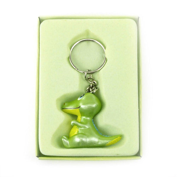 Safari Keychain Favors, 4-Inch, Baby Crocodile, Green