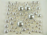 Assorted Plastic Pearl Beads, 14mm, 20mm, 30mm, 84-Piece