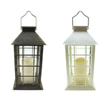 Antique LED Candle Solar Lantern, 10-3/4-Inch