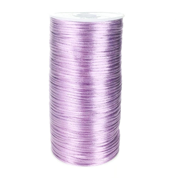 Satin Rattail Cord Chinese Knot, 1/16-Inch, 200 Yards, Lavender