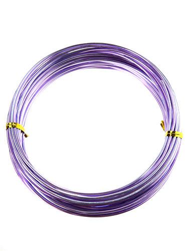 Decorative Aluminum Wire, 2mm, 13-yard, Lavender