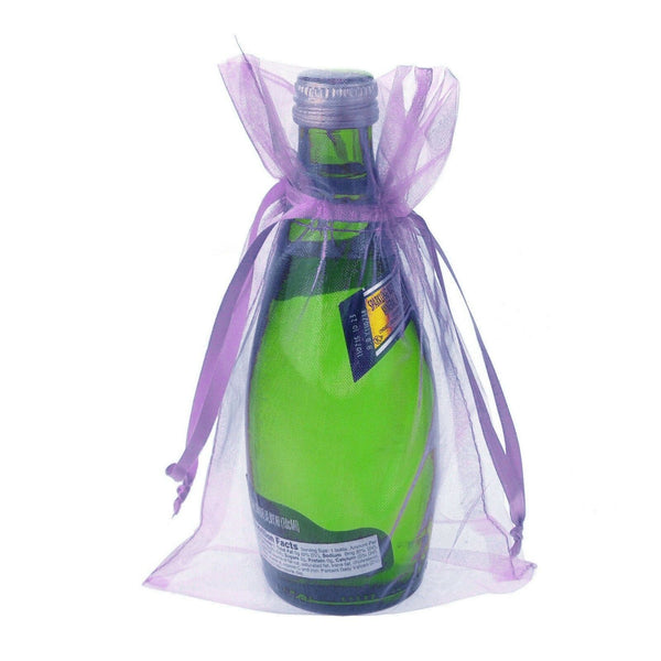 Organza Favor Pouch Bag, 6-Inch x 9-Inch, 6-Count, Lavender