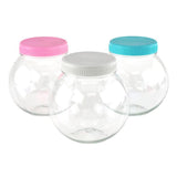 Plastic Round Favor Container with Lid, 4-Inch, Medium