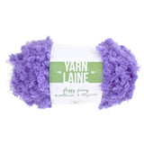 Fluffy Fancy Solid Colored Polyester Yarn Bundle, 65-Yard