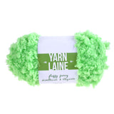 Fluffy Fancy Solid Colored Polyester Yarn Bundle, 65-Yard