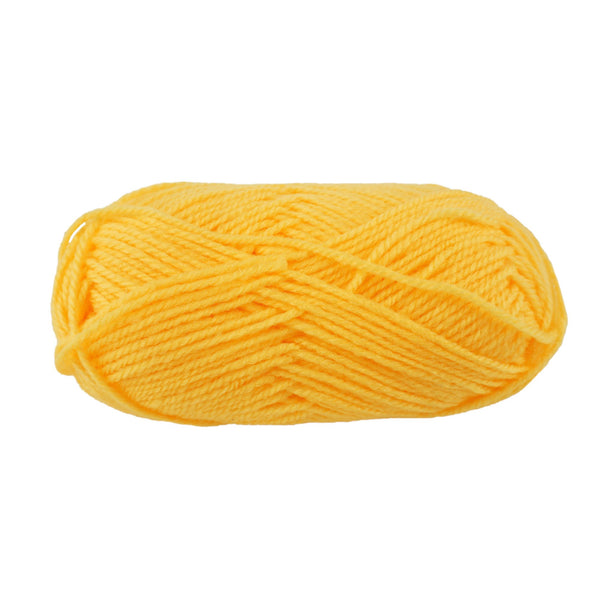 Solid Colored Acrylic Yarn Bundle, 115-Yard, Golden Yellow