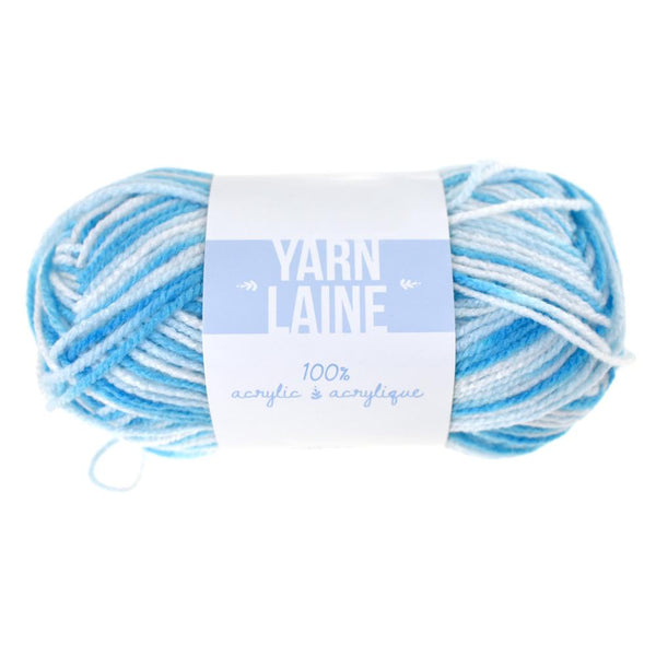 Multi-Dyed Acrylic Yarn Bundle, 115-Yard, Sea Breeze