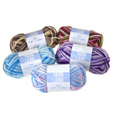 Multi-Dyed Acrylic Yarn Bundle, 115-Yard