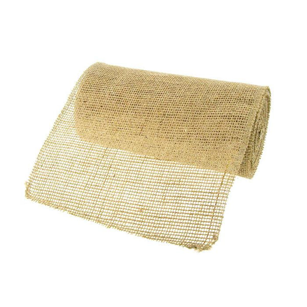 Burlap Rolls Jute Fabric, 9-Inch, 10 Yards, Natural