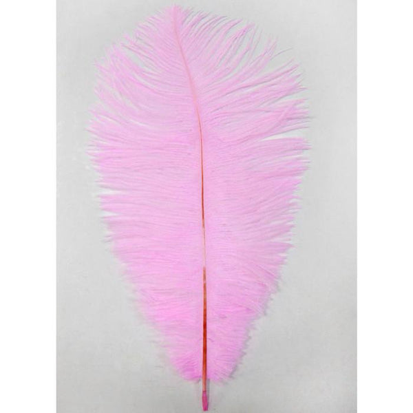 Ostrich Feather Decorative Centerpiece, 15-Inch, 1-Piece, Light Pink