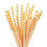 Race Car Checkered Paper Straws, 7-3/4-Inch, 25-Piece