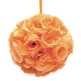 Silk Flower Kissing Balls Wedding Centerpiece, 10-Inch