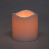 Flameless Plastic Candle LED Light, Ivory