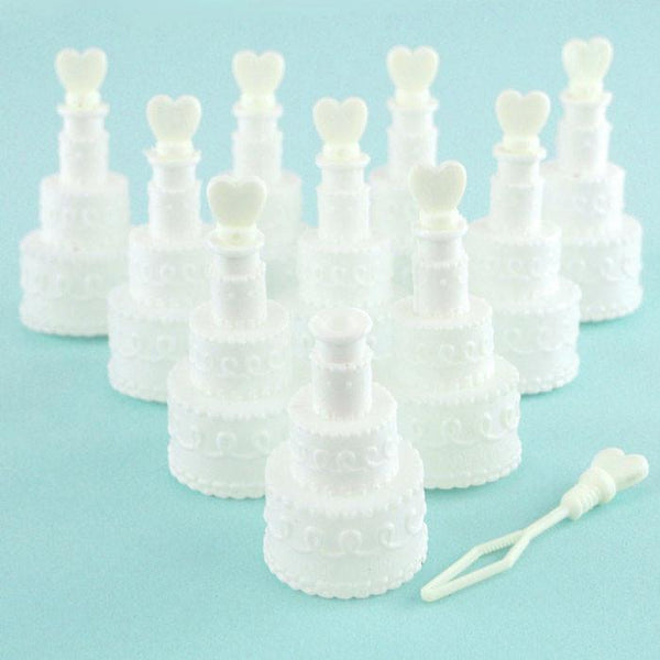 Wedding Cake Bottle Bubbles, 2-1/2-inch, 24-Piece