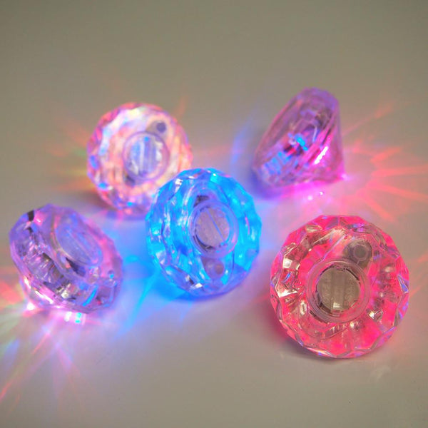 LED Diamond Water Submersible Base Lights, 12-Piece, Multi-Color