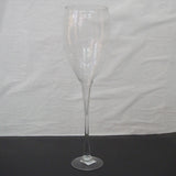 Tall Glass Champagne Vase Wedding Centerpiece