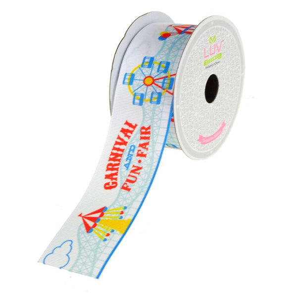 Carnival Fun Fair Grosgrain Ribbon, 1-1/2-Inch, 10 Yards