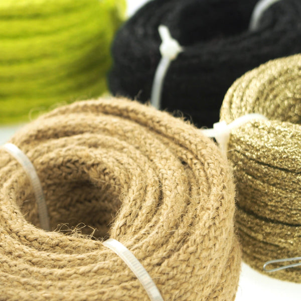 Wired Jute Cord Rope Packaging, 8mm, 9 Yards