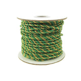 Twisted Cord Rope 2 Ply, 3mm, 25-yard, Gold Trim