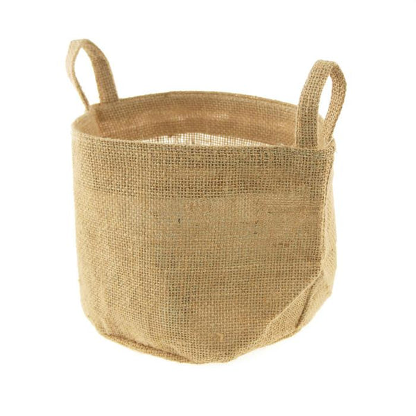 Mini Burlap Tote Favor Bags, 6-1/2-inch, 6-Piece, Large