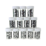 Star Sequins in Plastic Bottle, 0.4 Ounce, 12-Piece