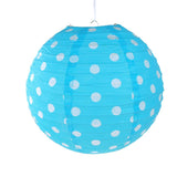 Polka Dot Hanging Paper Lanterns, 12-Inch