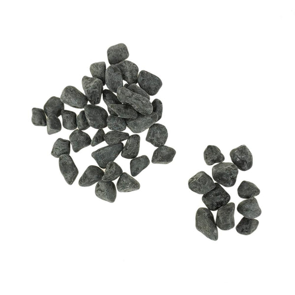 Rock Pebble Vase Fillers, Black, 500-Gram