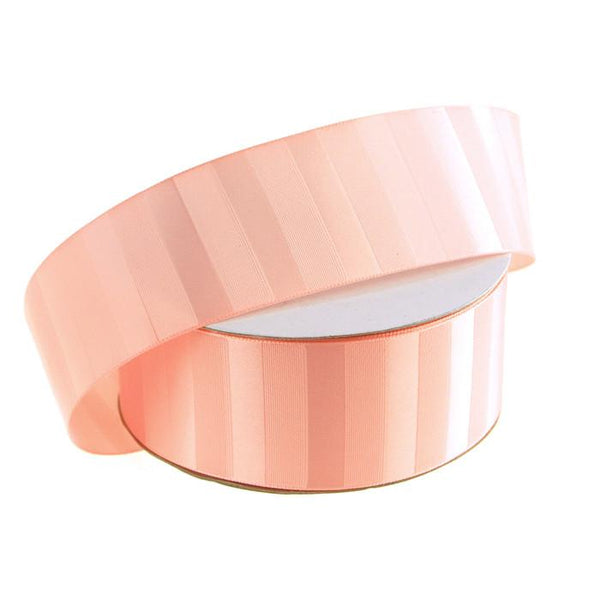 Horizontal Stripes Satin Ribbon, 1-1/2-Inch, 10 Yards, Pink