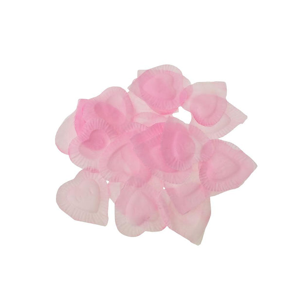 Romantic Artificial Silk Heart Petals, 2-1/4-Inch, 200-Count, Pink