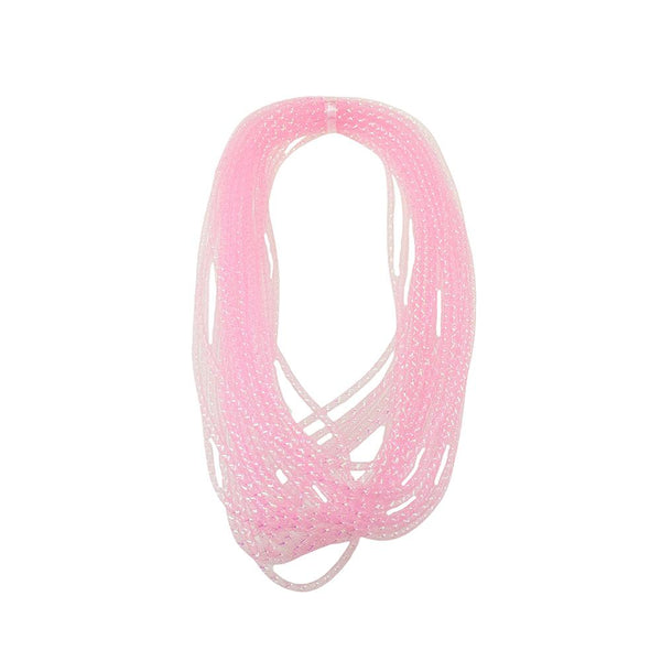 Iridescent Craft Mesh Tube, 20-Yard, Pink