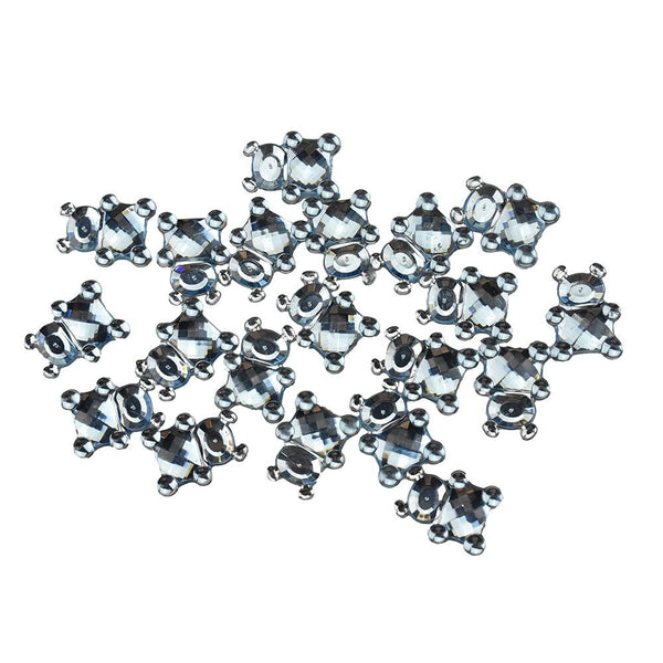 Teddy Bear Gem Confetti, 5/8-Inch, 36-Count, Blue