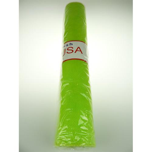 Floral Mesh Wrap  Roll, 21-Inch, 10 Yards, Apple Green