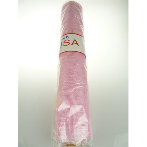 Floral Mesh Wrap  Roll, 21-Inch, 10 Yards, Light Pink