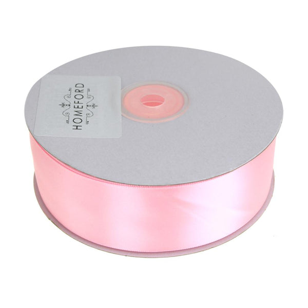 Single Face Satin Ribbon, 1-1/2-Inch, 50 Yards, Pink