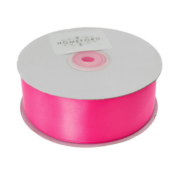 Single Face Satin Ribbon, 1-1/2-Inch, 50 Yards, Hot Pink