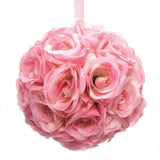 Silk Flower Kissing Balls Wedding Centerpiece, 10-Inch