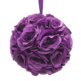 Silk Flower Kissing Balls Wedding Centerpiece, 10-Inch