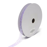 Glitter Web Mesh Ribbon, 5/8-Inch, 25 Yards