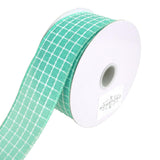 Dash Checkered Plaid Ribbon Wired Edge, 10-Yard